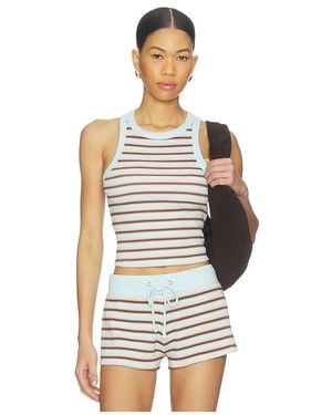 Frankie's Bikinis Emma Thermal Tank Top - Multicolour