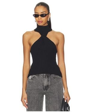 ALL THE WAYS Macea Twist Top - Black