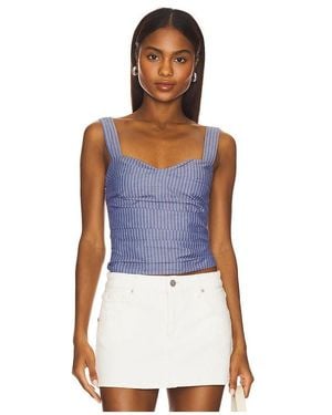 Lioness Cobain Corset Top - Blue