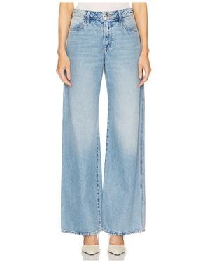 SPRWMN Mid Rise Wide Leg Jeans - Blue