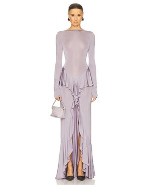 Helsa Amala Jersey Dress - Purple
