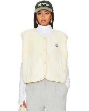 American Vintage Hoktown Sherpa Vest - Natural