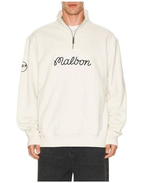 Malbon Sudadera Collegiate En Color Blanco Talla (También En M, S) - Neutro