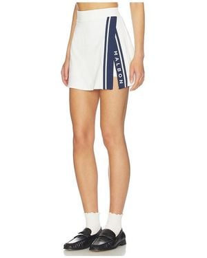 Malbon Baseline Skirt - Blue