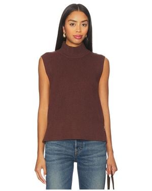 Varley Lois High Neck Tank Top - Red