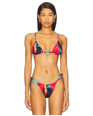 YELLOW THE LABEL Sade Charm Bikini Top - Orange