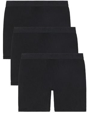 Skims Stretch 5 Boxer Brief 3-Pack - Black
