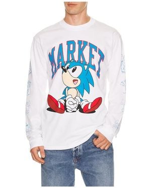 Market Camiseta En Color Blanco Talla (También En M, S, Xl/1X) - Gris