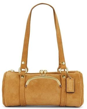 COACH Originals Kisslock Barrel Bag 28 - Metallic