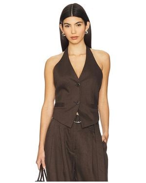 Helmut Lang Halter Vest - Brown