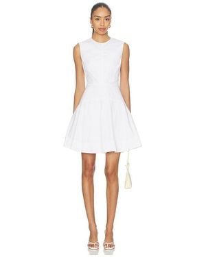 Veronica Beard Mini Karrigan Dress - White
