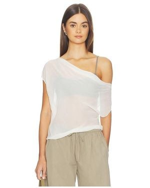 Bec & Bridge Eloise Layered Cowl Top - White