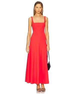 Bondi Born Avila Paneled Maxi Dress - Red