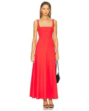 Bondi Born Avila Paneled Maxi Dress - Red
