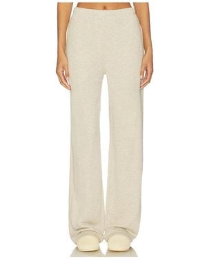 ÉTERNE Oversized Wide Leg Sweatpant - White