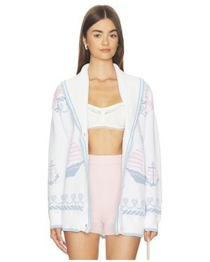 LoveShackFancy Aribella Cardigan - White