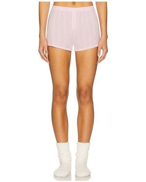 Negative Underwear Short Sexy Whipped En Color Rubor Talla (También En Xs, S, M) - Blanco