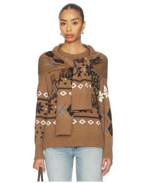 Monse Strick Fais Isle - Braun