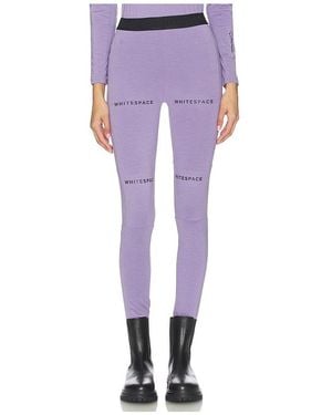 White/space Graphene Base Pant - Purple