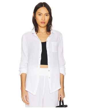 Michael Stars Langärmeliges Shirt Ernie - Weiß