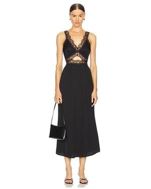Never Fully Dressed Mimi Dress With Stud Trim - Black