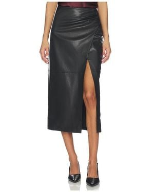 Cami NYC Lorena Faux Leather Skirt - Black