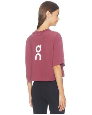 On Shoes Club Boxy-T - Red