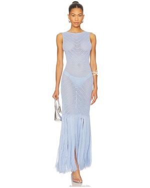Devon Windsor Maxikleid Leiza - Blau