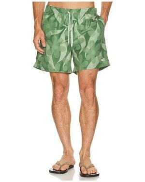 Bather Fern Daisy Trip Swim Trunk - Green