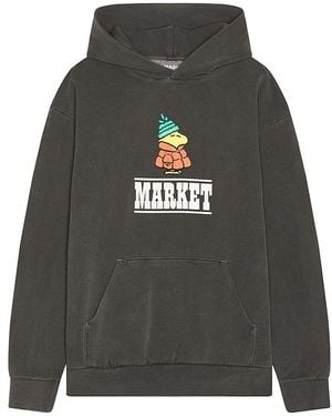 Market Sudadera En Color Negro Talla En