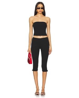 MORE TO COME Siara Capri Set - Black