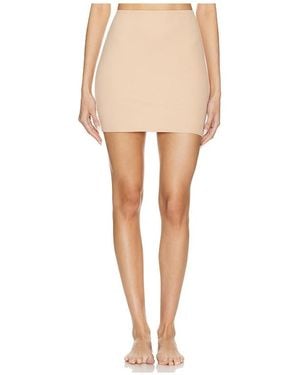 Commando Classic Mini Half Slip With Control Short - Natural