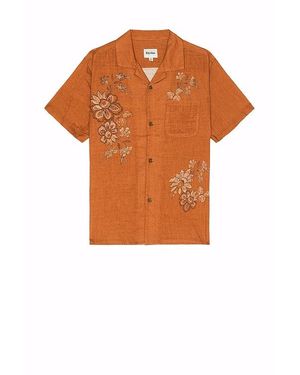 Rhythm Botanica Short Sleeve Shirt - Orange