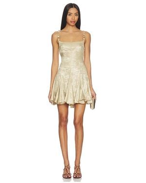 Azeeza ROBE SOLENNE en Metallic Gold - Neutre