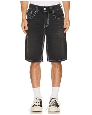 TRUE RELIGION Shorts - Schwarz
