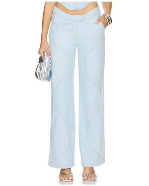 BY.DYLN Ramona Wide Leg Jeans - Blue