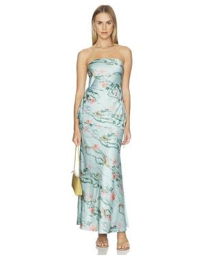 AMUR Ever Tiered Maxi Dress - Blue