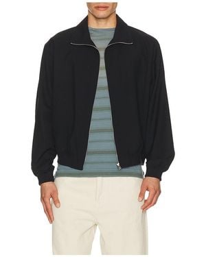FRAME Wool Zip Blouson - Black