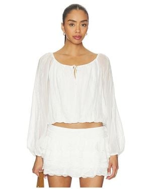 Amanda Uprichard X Revolve Dallas Top - White