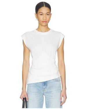 Pistola Nya Draped Tee Shirt - White