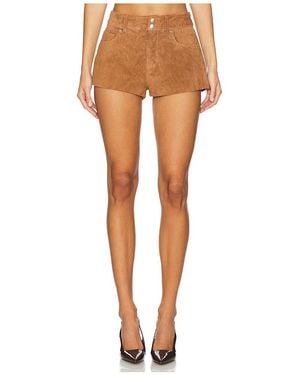 Blank NYC Suede Hot Short - Natural