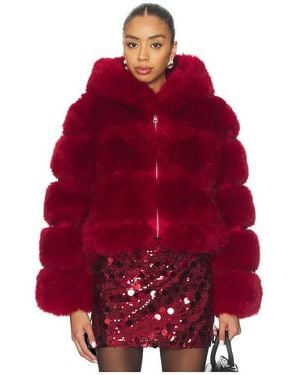 Adrienne Landau Landau Hoodie - Red