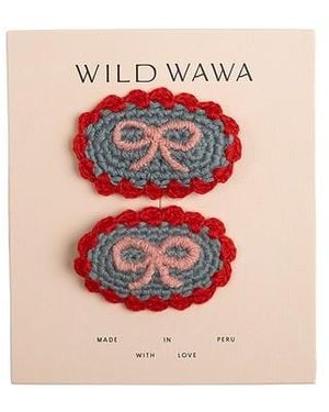 Wild Wawa Haarspangen-Set - Weiß
