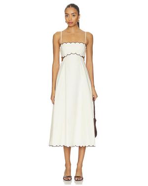 Tularosa Vestido Samara En Color Ivory Talla (También En Xs, S, M) - Blanco