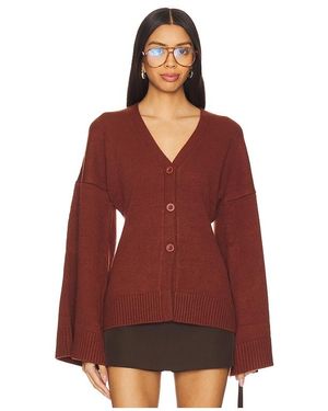 WeWoreWhat Cardigan Cinched Waist - Rot