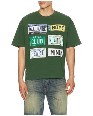 BBCICECREAM Plates Boxy Tee - Green