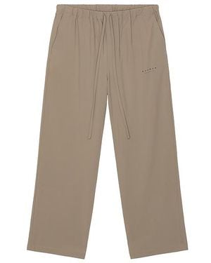 Stampd Nylon Wide Leg Pant - White