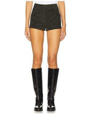 ZUT X Revolve Suede Waistband Shorts - ブラック