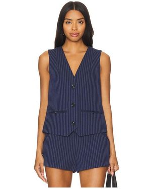 Shona Joy Hayden Oversized Vest - Blue