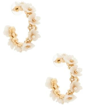 BaubleBar Creolen Bridal Floral - Mettallic